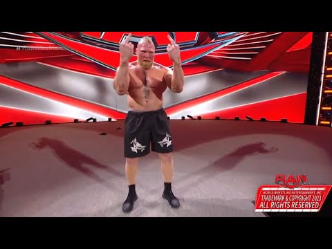 Brock Lesnar betrays Cody Rhodes and destroys him - WWE RAW April 03, 2023