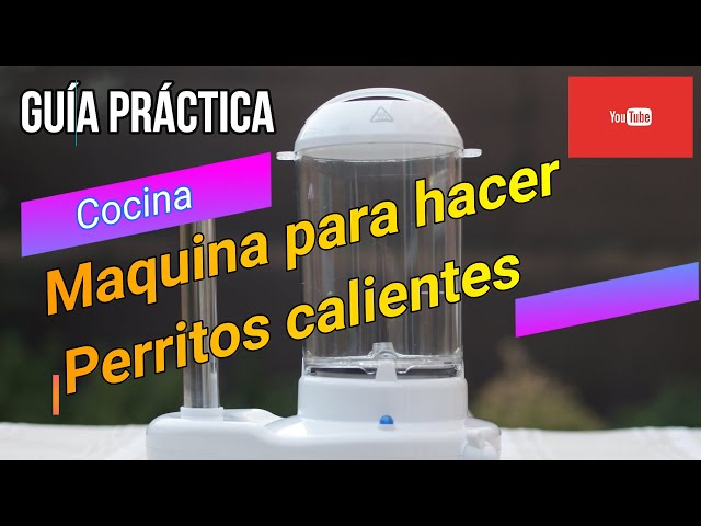 Vídeo relacionado con Jocca - Máquina de Perritos Calientes con Display, 350W, Capacidad 6 Salchichas, Barra de Acero Inoxidable, Rojo