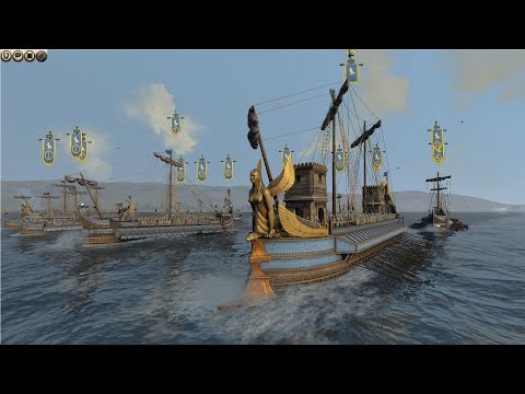Total War: Rome II - Egyptian Navy Fleet - All Units Showcase