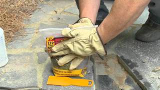 How to Repair Broken Flagstone Steps or a Patio with QUIKRETE Zip & Mix Repair Mortar