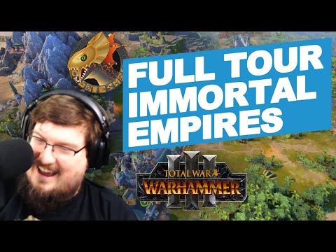 IMMORTAL EMPIRES Full Map Tour! Total War: Warhammer 3 Overview
