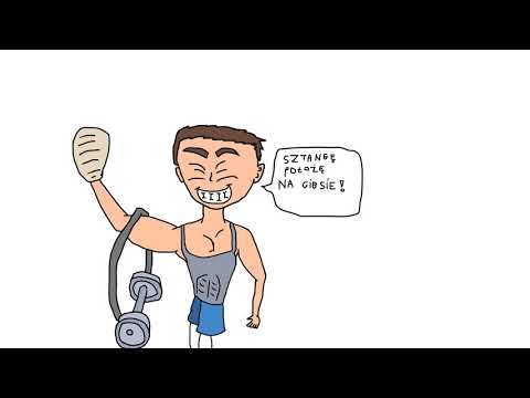 Polish strongman goes for shoppings  - OpenToonz 1.3 animacja