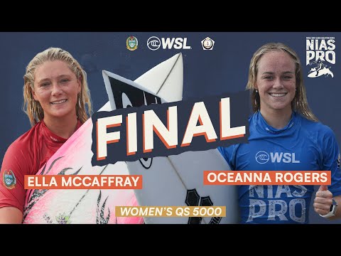 Ella McCaffray vs Oceanna Rogers | Women's Final Nias Pro 2024 | Asian Surf Co