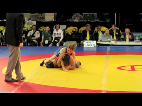 2012 Women's World Championships: 63 kg Andrea Simon (ROU) vs. Hanna Beliayeva (AZE)
