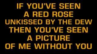 George Jones A Picture Of Me Without You Karaoke