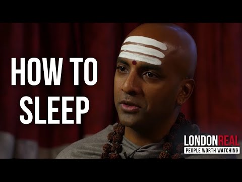 人間の基本的なスキルを学ぶ。ダンダパニがブライアン・ローズにロンドンのリアルで簡単に眠れる方法を教える (LEARNING BASIC HUMAN SKILLS: Dandapani Teaches Brian Rose How To Sleep Easily On London Real)