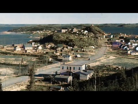 Como era Yellowknife, no Canadá, na década de 1950 (HD e colorido)