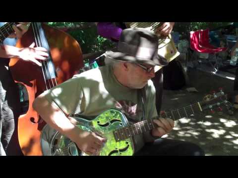 The Tune Stranglers at Oregon Country Fair 2013  - Bluegrass Jam #1