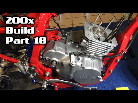 Honda ATC 200x Build - Part 18 - Engine Motor Top End, Jug Cylinder Studs, ProX Piston Oil Ring Gaps