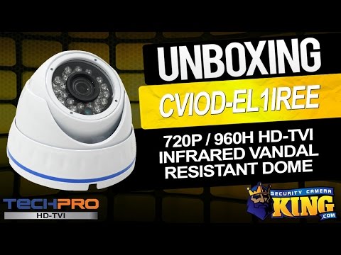 Unboxing - 720p / 960H HD-TVI Infrared Vandal Resistant Dome - TVIOD-TP1IRE-W