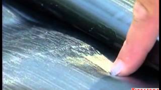 PondGard Installation - Detail 10 Creating a Seam with Firestone QuickSeam Splice Tape