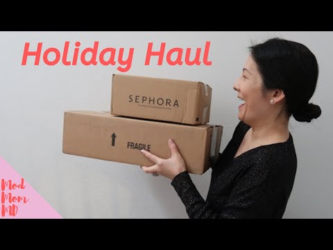 Sephora Holiday Haul | Bonus Event | Makeup, Skincare, & Fragrance | First Impressions | modmom md