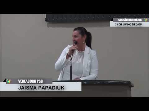 CMBTE - USO DE TRIBUNA PELA VEREADORA JAISMA PAPADIUK - PSB.