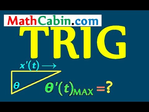 🚀Related Rates Trigonometry problem ! ! ! ! !