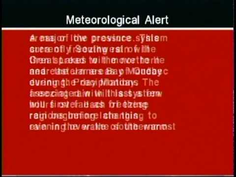 The Weather Network - Montreal Weather Warning January 24th, 2010