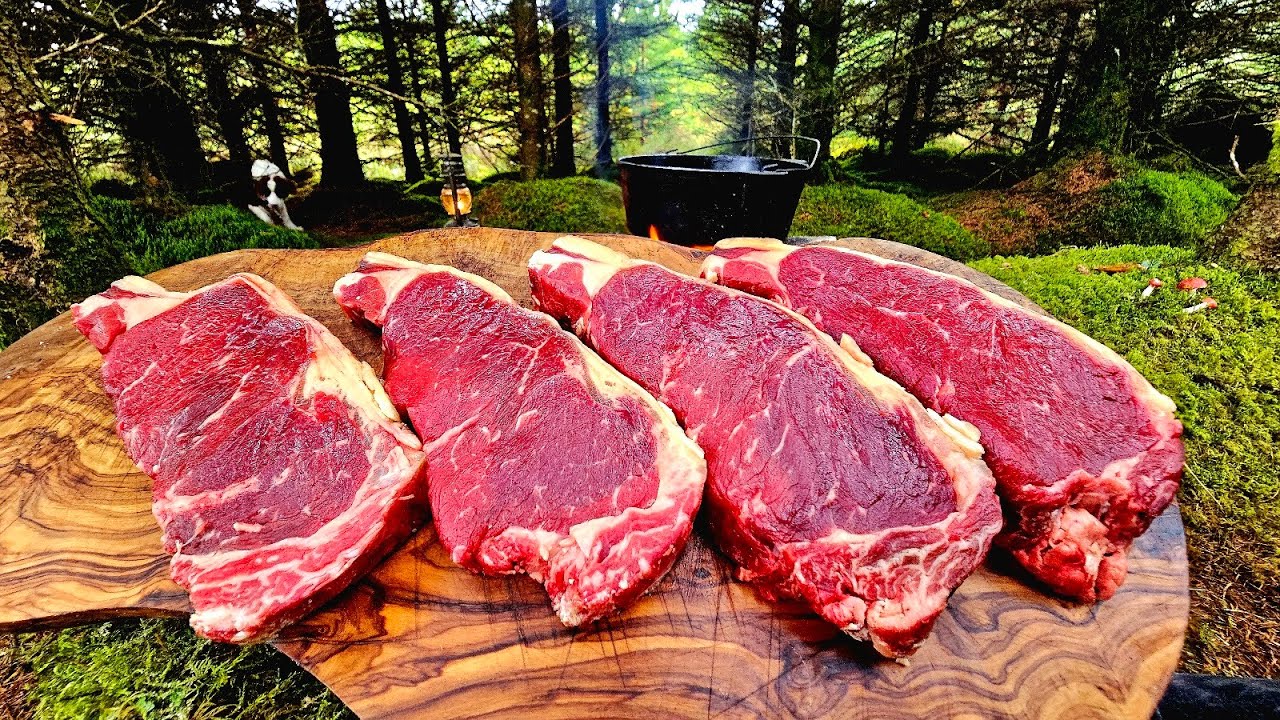 STEAK FRIES, incredible jucy Recipie you will fall in love with ( ASMR cooking)