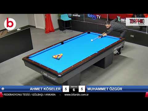 AHMET KÖSELER & MUHAMMET  ÖZGÜR Bilardo Maçı - 