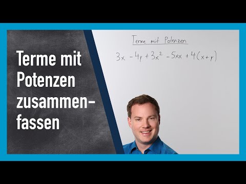 Terme mit Potenzen vereinfachen (zusammenfassen)
