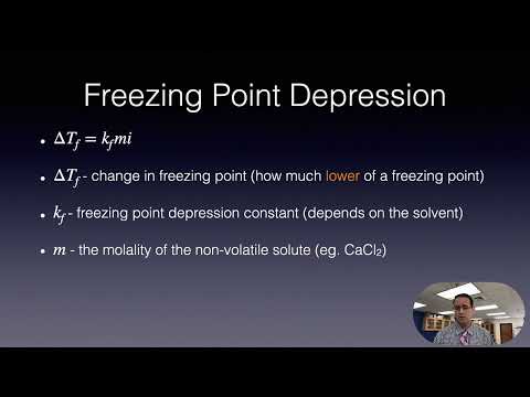 G  Freezing Point Depression