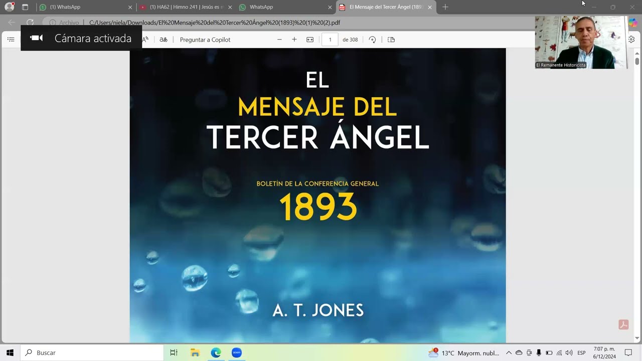 "EL MENSAJE DEL TERCER ANGEL. INTRODUCCION". Carlos Gómez.