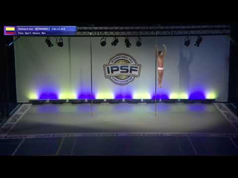 Senior Men Sebastian Hernandez of Colombia - Finals 8th 2017 World Pole Sports Championships