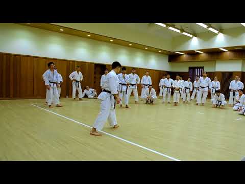 Arimoto Koji Sensei teaches Unsu Jump and Bunkai at International Seminar Japan 2017