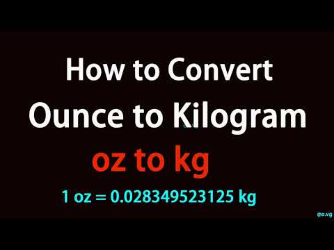 90 Oz To Kg