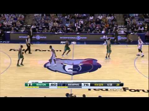 Boston Celtics - Memphis Grizzlies 88-95 [4-Nov-2013] Jerryd Bayless' explosive 4th quarter