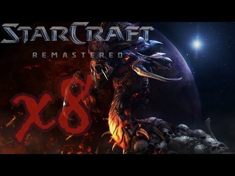 Starcraft Remastered - Brood War - Zerg 8 - To Slay the Beast (No Commentary, No Music)