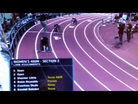 400m NCAA women   indoor track 2014 Championships sec 2