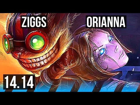 ZIGGS vs ORIANNA (MID) | 600+ games, 10/4/13, Dominating | BR Master | 14.14