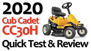 2020 Cub Cadet CC30H Riding Lawn Mower Backyard Test & Review #1 - It Fits My Life Perfectly? Texas!