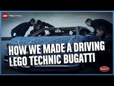 組裝過程比開在路上時還要驚人阿～！樂高 1：1  Bugatti Chiron 製作過程公開～