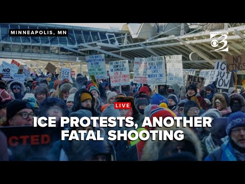 LIVE: Protests in Minneapolis where federal ICE agents shot and killed another person