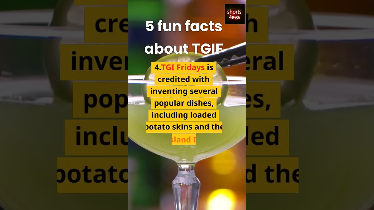 5 fun facts about TGIF#shorts#shortsfeed#tgif