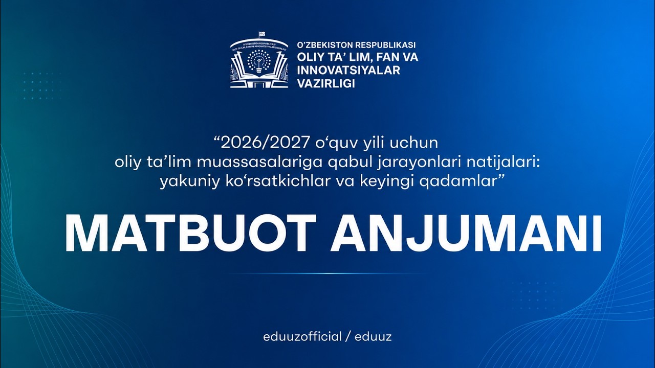 Matbuot anjumani!