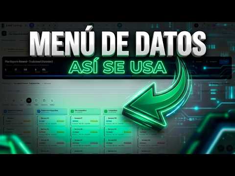 Menú de Datos en LordTraining: todas las herramientas en un solo lugar