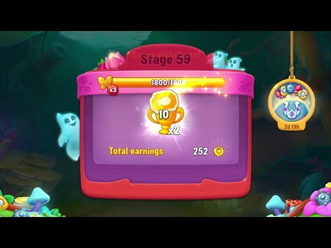 @Fishdom Win Strikes Atlantis Cup Stage 52 - 59, Got 10 Gold Coupons