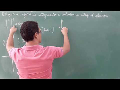 Integral dupla xdydx e esboçando a região de Integração no plano xy