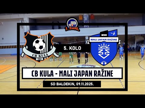 1. ŽMNL: CB KULA - MALI JAPAN RAŽINE  4:1, 09.11.2025.