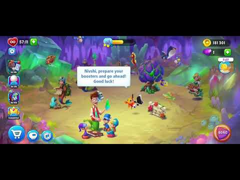 6042 Level #Unlocking New Level 6042  #fishdom #playrix #challenge, #Pretty Aqua Fishdom Gaming