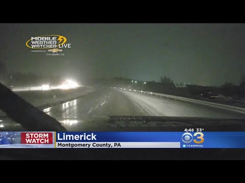 The Mobile Weather Watcher Is Tracking Snow In Montco