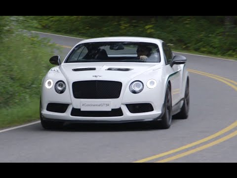 NEW Bentley Continental GT3R on road