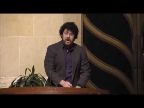 Shalom Rav (B. Steinberg) sung by Daniel Myers, Nov 2016