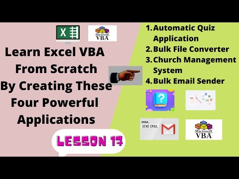MS Excel VBA Tutorials For Beginners Lesson 17 - Adding Delete Button | Excel User Form