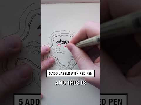 How to draw fantasy maps! 🗺️🤩  -  🎥 lord_ofmaps
