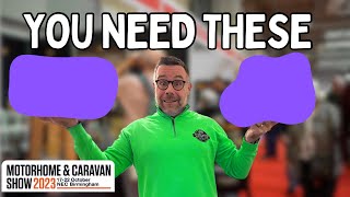 Campervan Essentials from The Motorhome and Caravan show