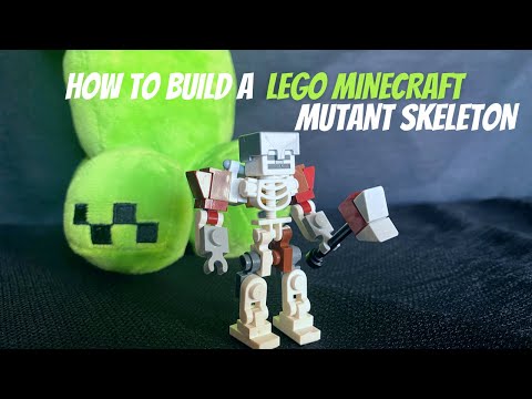 How to Build a Custom LEGO Minecraft Mutant Skeleton