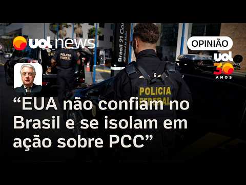 EUA não confiam nas autoridades do Brasil e se isolam em ação sobre PCC, diz Maierovitch