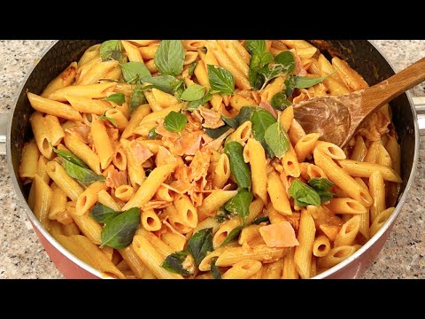 This is such a delicious creamy and comforting Penne Al Baffo that you will love. 30 minutes done!